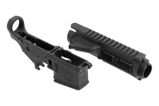 Matched Noveske Chainsaw N4 upper and lower AR-15 receiver set in black finish